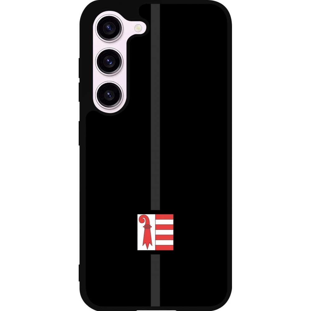 Samsung Galaxy S23 Case Hülle - Silikon schwarz Kanton JU schwarz