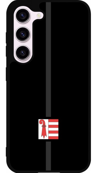 Samsung Galaxy S23 Case Hülle - Silikon schwarz Kanton JU schwarz