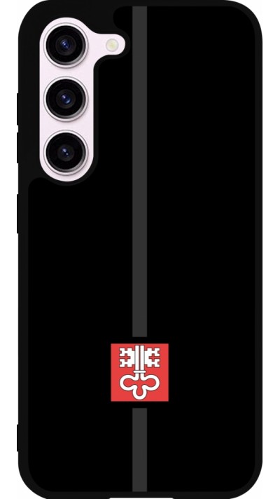 Samsung Galaxy S23 Case Hülle - Silikon schwarz Kanton NW schwarz