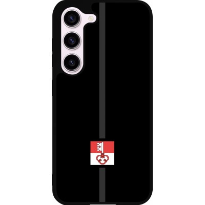 Samsung Galaxy S23 Case Hülle - Silikon schwarz Kanton OW schwarz