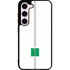 Samsung Galaxy S23 Case Hülle - Silikon schwarz Kanton SG weiss