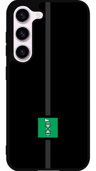 Samsung Galaxy S23 Case Hülle - Silikon schwarz Kanton SG schwarz