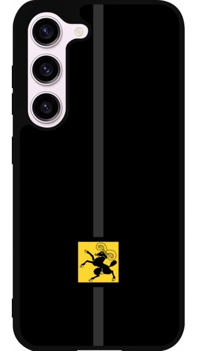 Samsung Galaxy S23 Case Hülle - Silikon schwarz Kanton SH schwarz