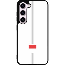 Samsung Galaxy S23 Case Hülle - Silikon schwarz Kanton SO weiss