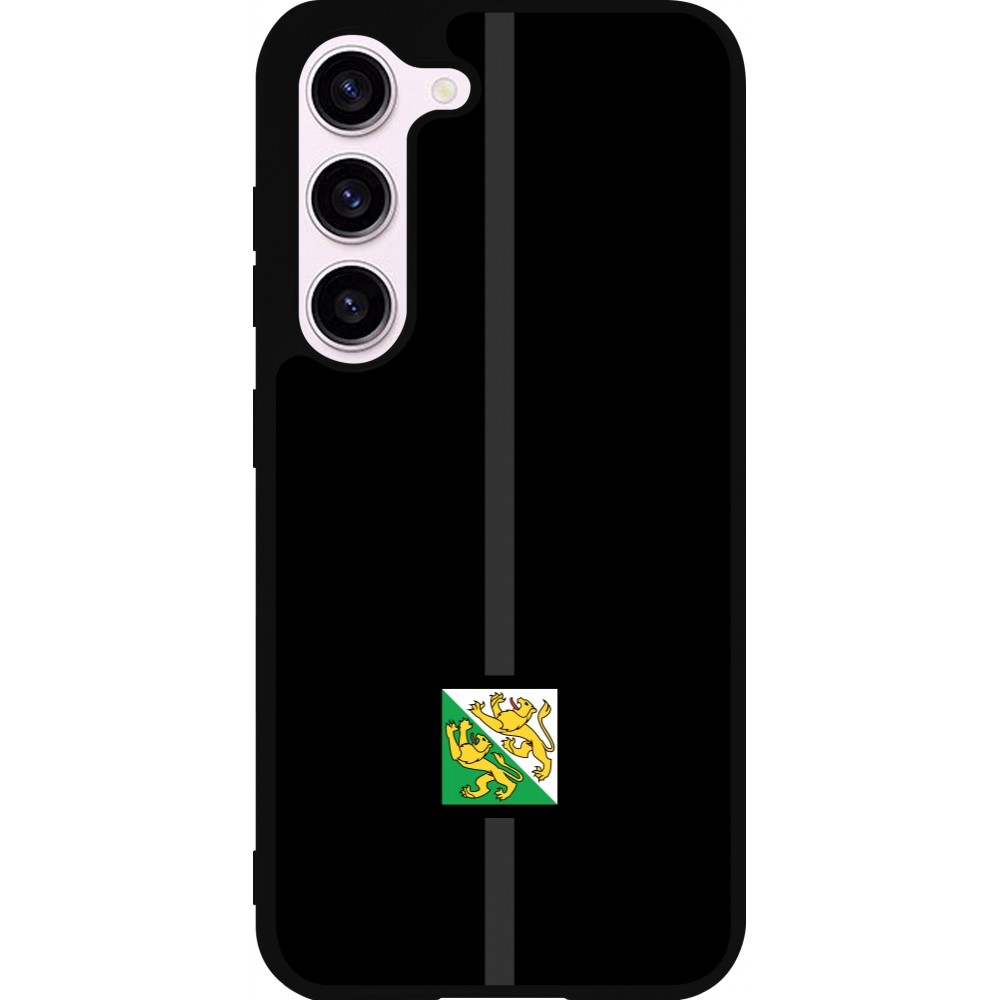 Coque Samsung Galaxy S23 - Silicone rigide noir Canton TG noir