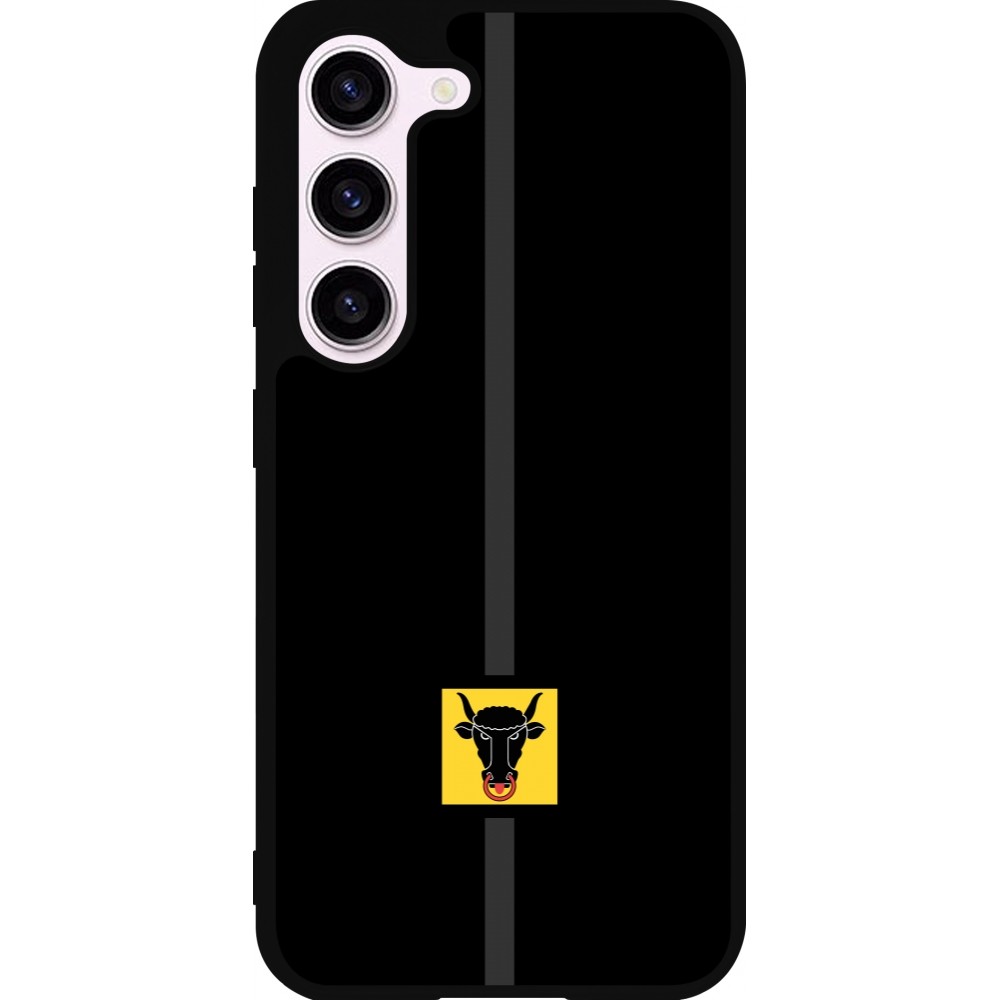 Samsung Galaxy S23 Case Hülle - Silikon schwarz Kanton UR schwarz