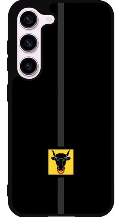 Samsung Galaxy S23 Case Hülle - Silikon schwarz Kanton UR schwarz