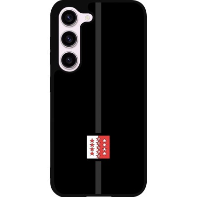 Coque Samsung Galaxy S23 - Silicone rigide noir Canton VS noir