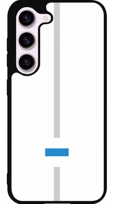 Samsung Galaxy S23 Case Hülle - Silikon schwarz Kanton ZG weiss