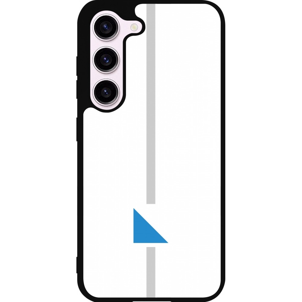 Samsung Galaxy S23 Case Hülle - Silikon schwarz Kanton ZH weiss