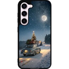 Samsung Galaxy S23 Case Hülle - Silikon schwarz Christmas 25 Car with Tree Xmas