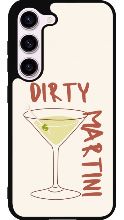 Samsung Galaxy S23 Case Hülle - Silikon schwarz Cocktail Dirty Martini