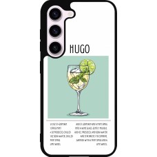 Samsung Galaxy S23 Case Hülle - Silikon schwarz Cocktail Rezept Hugo