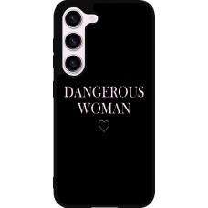Coque Samsung Galaxy S23 - Silicone rigide noir Dangerous woman