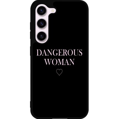 Coque Samsung Galaxy S23 - Silicone rigide noir Dangerous woman