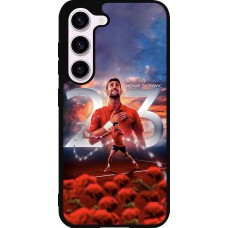 Coque Samsung Galaxy S23 - Silicone rigide noir Djokovic 23 Grand Slam