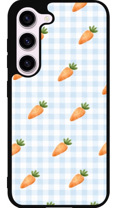 Samsung Galaxy S23 Case Hülle - Silikon schwarz Easter 2026 Pattern carrots