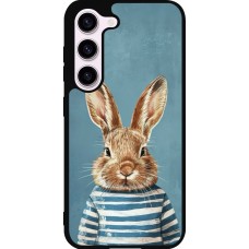 Samsung Galaxy S23 Case Hülle - Silikon schwarz Easter 2026 Rabbit navy