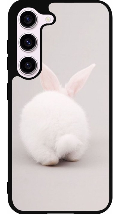 Samsung Galaxy S23 Case Hülle - Silikon schwarz Easter 2024 bunny butt