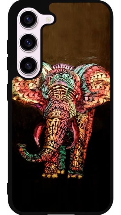Samsung Galaxy S23 Case Hülle - Silikon schwarz Elephant 02