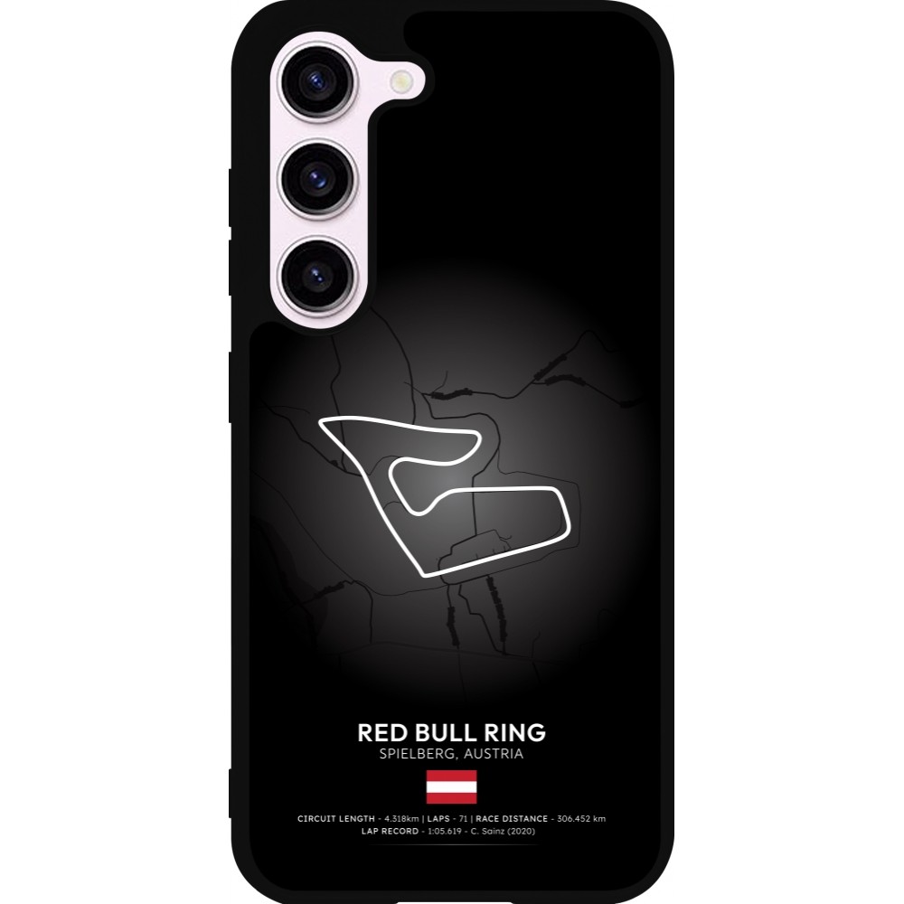 Coque Samsung Galaxy S23 - Silicone rigide noir F1 Track 2025 Austria