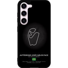 Coque Samsung Galaxy S23 - Silicone rigide noir F1 Track 2025 Brazil
