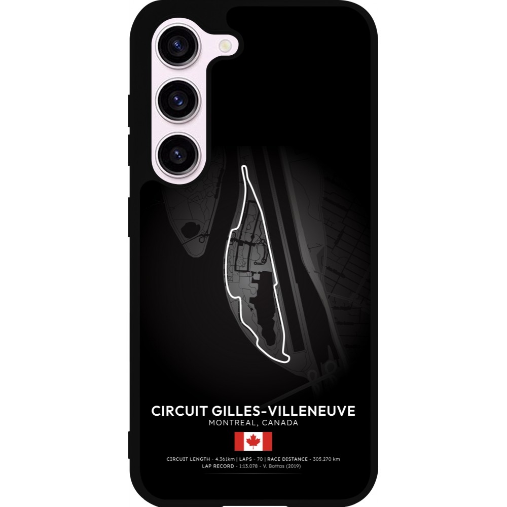 Coque Samsung Galaxy S23 - Silicone rigide noir F1 Track 2025 Canada