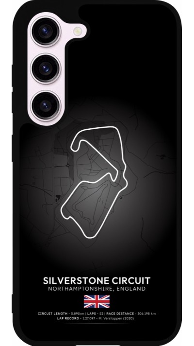 Coque Samsung Galaxy S23 - Silicone rigide noir F1 Track 2025 Great Britan
