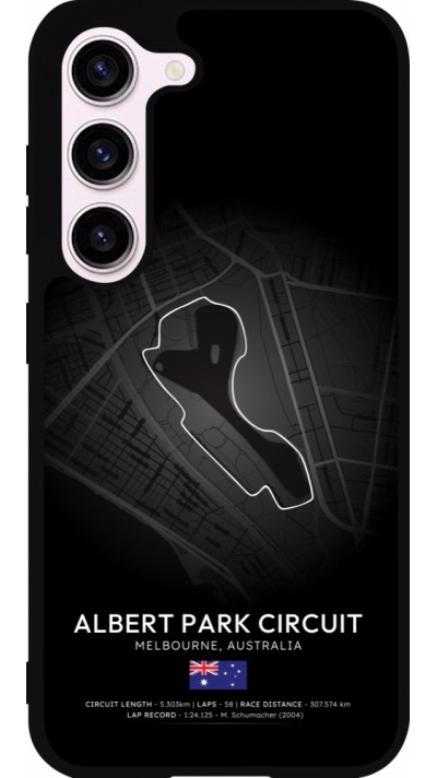 Coque Samsung Galaxy S23 - Silicone rigide noir F1 Track 2025 Melbourne