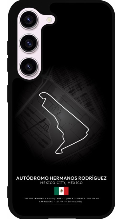Coque Samsung Galaxy S23 - Silicone rigide noir F1 Track 2025 Mexico