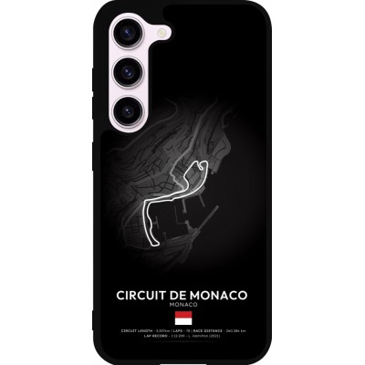 Coque Samsung Galaxy S23 - Silicone rigide noir F1 Track 2025 Monaco