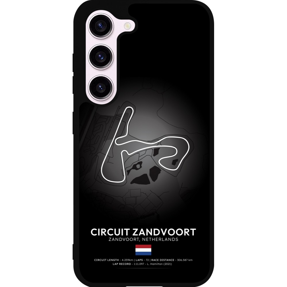 Coque Samsung Galaxy S23 - Silicone rigide noir F1 Track 2025 Netherlands