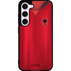 Coque Samsung Galaxy S23 - Silicone rigide noir Maillot de football Albanie personnalisable