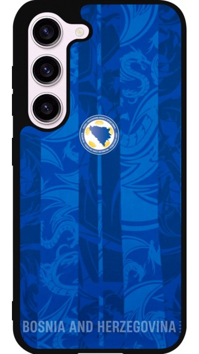 Samsung Galaxy S23 Case Hülle - Silikon schwarz Bosnien und Herzegowina 2026 personalisierbares Fussballtrikot