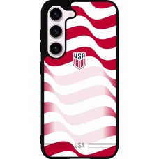Samsung Galaxy S23 Case Hülle - Silikon schwarz Vereinigten Staaten 2026 personalisierbares Fussballtrikot