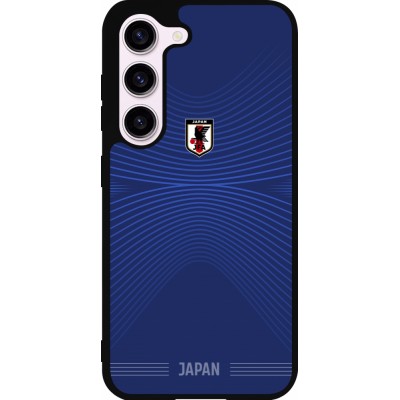 Coque Samsung Galaxy S23 - Silicone rigide noir Maillot de football Japon 2026 personnalisable