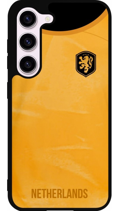 Samsung Galaxy S23 Case Hülle - Silikon schwarz Holland 2022 personalisierbares Fußballtrikot