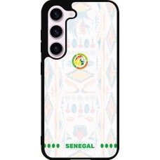 Coque Samsung Galaxy S23 - Silicone rigide noir Maillot de football Sénégal 2026 personnalisable
