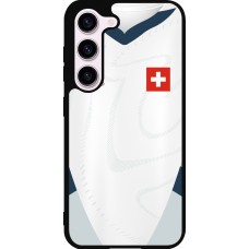 Samsung Galaxy S23 Case Hülle - Silikon schwarz Schweiz Away personalisierbares Fussballtrikot