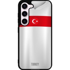 Coque Samsung Galaxy S23 - Silicone rigide noir Maillot de football Turquie personnalisable