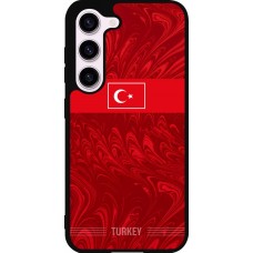 Coque Samsung Galaxy S23 - Silicone rigide noir Maillot de football Turquie 2026 personnalisable