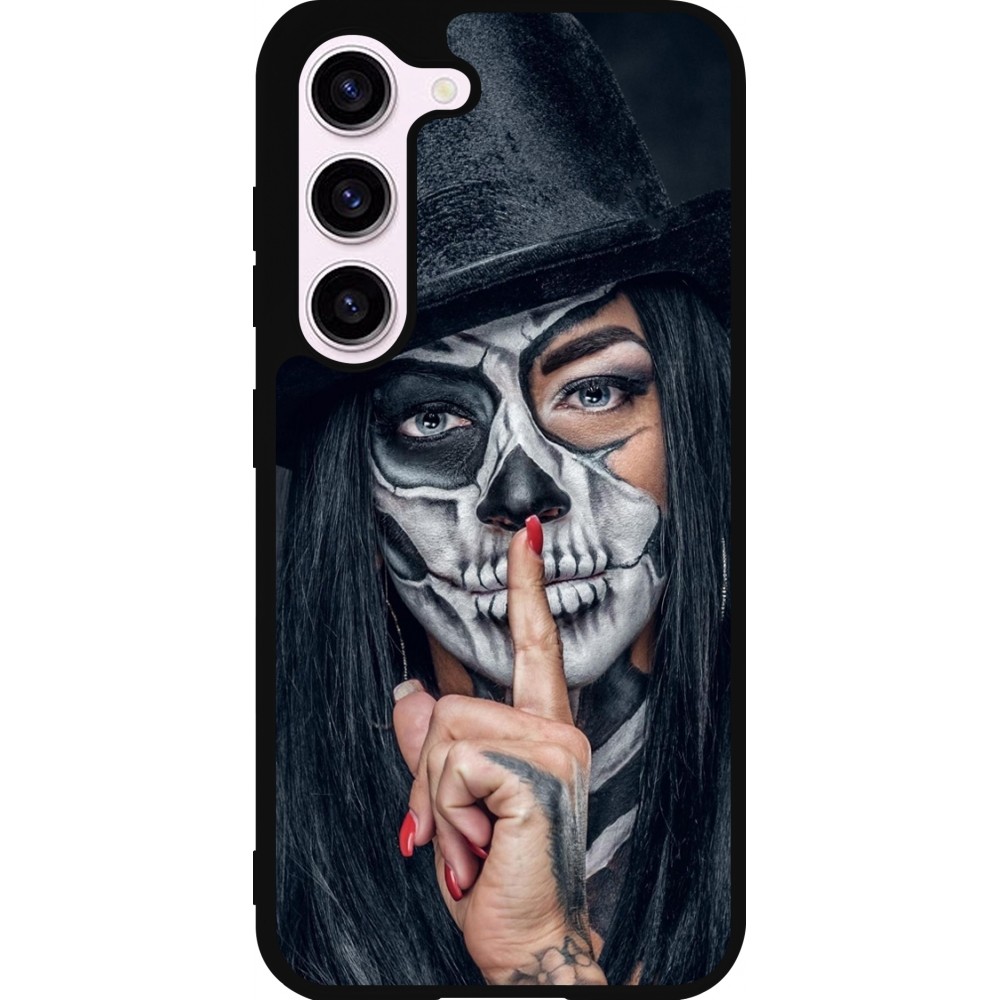Coque Samsung Galaxy S23 - Silicone rigide noir Halloween 18 19
