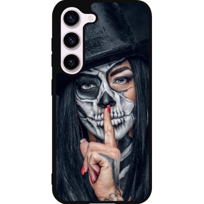 Samsung Galaxy S23 Case Hülle - Silikon schwarz Halloween 18 19