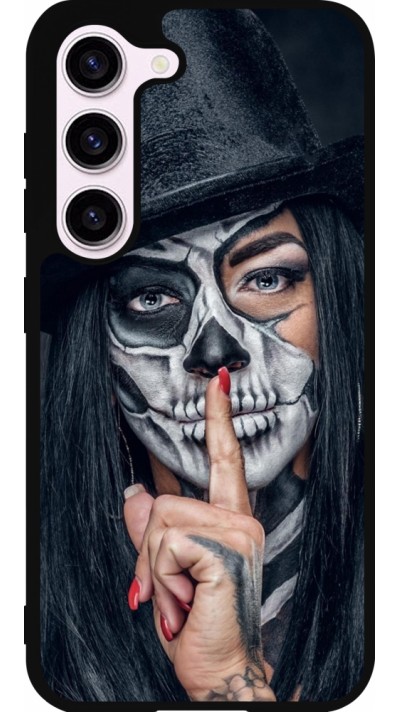 Samsung Galaxy S23 Case Hülle - Silikon schwarz Halloween 18 19