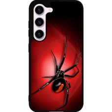 Samsung Galaxy S23 Case Hülle - Silikon schwarz Halloween 2023 spider black widow
