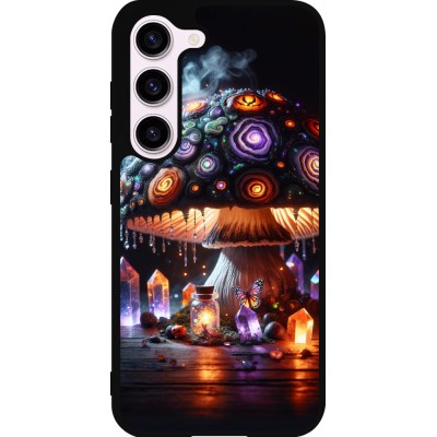 Samsung Galaxy S23 Case Hülle - Silikon schwarz Halloween Zaubertrank Magie