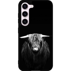 Samsung Galaxy S23 Case Hülle - Silikon schwarz Highland calf black