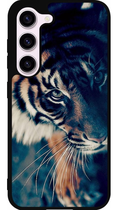 Samsung Galaxy S23 Case Hülle - Silikon schwarz Incredible Lion