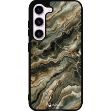 Samsung Galaxy S23 Case Hülle - Silikon schwarz Oliv Marmor