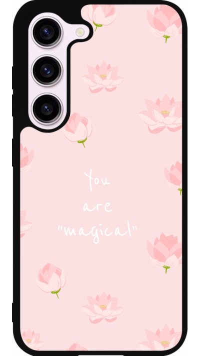 Coque Samsung Galaxy S23 - Silicone rigide noir Mom 2023 your are magical